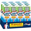 Aquafresh Interdental Flex Tris, Spazzolino Setole Medie, Pacco da 12