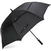 G4Free Ombrello da golf 140/160/182/203 cm, antivento, doppio baldacchino, extra large, con apertura automatica, impermeabile