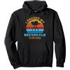 Movie Film Genre Merchandise Ho Messo in Pausa Il Mio Film Western per Essere Qui Amante del Regista Felpa con Cappuccio, Unisex per Adulti, Viola, L