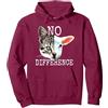 Amare gli animali senza carne - Detti pe No Difference PRO Vegan Che Dice Gatto Vegetariano Vegano Felpa con Cappuccio, Unisex per Adulti, Rosa Acceso, L