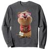 Disney Zootropolis 2 Dr. Fuzzby Quokka Group Therapist Felpa, Unisex per adulti, Grigio Scuro, M