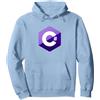 C Sharp Designs C# (C Sharp) per Ingegneri Felpa con Cappuccio, Unisex per Adulti, Verde Foresta, S