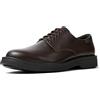 Camper Norman K100998, Blucher Uomo, Marrone Scuro 002, 46 EU