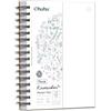 Ohuhu Taccuino da Disegno A5 Antitraspirante - Carta Extra Spessa Migliorata 280 g/m² - 50 Fogli (100 Pagine) Utilizzabili su Entrambi i Lati - Rilegatura a Spirale - Per Marcatori ad Alcool