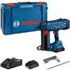 Bosch Professional 18V System Chiodatrice per calcestruzzo a batteria GNB 18V-38 (lunghezza chiodi 16-38 mm, incl. 2 ProCORE18V 4.0Ah, GAL 18V-40, perno espulsione, pratico gancio, inserto, XL-BOXX)
