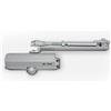 CISA - Chiudiporta CISA a Cremagliera con Arresto 16047103097 Serie 604 - Chiudiporta con Velocità di Chiusura Regolabile - Chiudi Porta per Porte Max 80 kg - Grigio