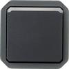 Legrand - Pusher luminoso impermeabile Plexo 10A per equipaggiare una custodia o una piastra supporto finitura antracite