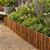Garden Mile Rotolo di recinzione in salice naturale, 2 m x 30 cm