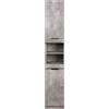 Shally Dogan Mobile a Colonna Cemento Armadietto Salvaspazio Cuina Bagno Libreria 32x34x188cm