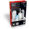 ALPINA Mensola Da Bagno Organizer Angolare + Ganci + Portasapone Bianco Alpina
