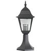 BAKAJI Applique Da Parete Muro Per Esterno Faro Lampada Valencia Colore Nero Max 60W