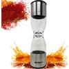 ALPINA Macinapepe e Sale Spezie da Cucina Acciaio e Plastica Argento Lame Affilate