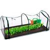 KINZO Serra da Giardino in PVC e Metallo Verde a Tunnel Trasparente Robusta Resistente