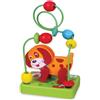 BAKAJI Labirinto con Perline Animali Cane Giocattolo Prima Infanzia Bambini in Legno