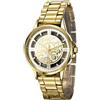 BAKAJI Orologio da Polso Keilah Donna Ragazza Analogioco Quarzo Cinturino Gold Acciaio