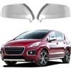 Opaltool Copertura Specchietto Retrovisore per Peugeot 3008 T84 5008 T87 2009-2016 | OEM 5152A6 8152A8,Tappo Copri Specchietto, Sinistro+Destro