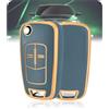 LELNOOS Cover Chiave Auto, Silicone Custodia Chiave Protettiva Copri Chiavi per Opel Vauxhall Corsa D E Astra H J Zafira B C Tourer Adam Meriva Mokka Insignia Antara Signum Vectra Tigra Cascada