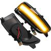 WEPARTICULAR Indicatore di direzione dinamico a LED compatible for Volvo C30 C70 S40 S60 V40 V50 V70 2008-2010 Indicatore sequenziale per specchietto laterale Confezione da 2