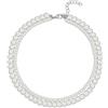Yifnny Set di gioielli di perle per le donne,collana di perle finte e orecchini Bracciale Set di collana di perle a strati 1920s Gioielli Set di gioielli sposa Regali per le Mamma (Stile15)
