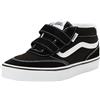 Vans Brooklyn Mid V, Nero/Bianco, 4