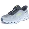 Skechers Donna Go Walk Glide-Step 2.0 Nessa Slip-In ALLENATRICE, Lt.blue Textile/Charcoal Trim, 36 EU