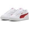 PUMA Park LT JR Sneaker, White-Candy Apple, Taglia 40, Puma Mela Caramella Bianca, 6 UK