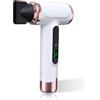 Elprico Asciugacapelli Senza Fili, Asciugacapelli Senza Fili da 15000 MAh Ricaricabile con Ricarica USB Asciugacapelli con Batteria a Freddo e Caldo per Viaggi in Campeggio (WHITE)
