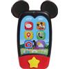 Just Play Mickey Mouse Disney Jr Telefono Giocattolo 15 cm con Luci e Suoni, Cellulare Interattivo per Bambini, Gioco Educativo e da Viaggio, età 3+