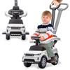 JAMARA 464058 Rutscher Land Rover Discovery 3 in 1, auto antiscivolo con asta di spinta, auto per bambini, giocattolo antiscivolo, idea regalo per bambini, protezione antiribaltamento, asta di spinta