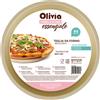 Olivia Teglia forno tonda 22x2,8cm antiaderente acciaio al carbonio