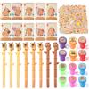 Phlognfy 82Pcs Capybara Regali Compleanno Bambini, Regali feste Capybara, con Spirale Blocco Note Adesivi Neutri Timbri a Matita, per Ragazze Ragazzi Regalo di Festa a Tema