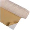 CRE8TIVE Carta da parati autoadesiva in velluto beige per camera da letto, tessuto in feltro, carta da parati autoadesiva Art Deco in vinile spesso per scatola di gioielli, rotolo di plastica con