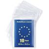 MIFFLIN Porta passaporto e carta (trasparente, 10,2 x 15,2 cm, confezione da 10) Porta badge identificativo extra large (XXL), Porta carte di credito verticali impermeabili in plastica