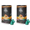 Der-Franz Capsule di caffè compatibili Nespresso, 1 x 10 Capsule, aromatizzato alla Nocciola (Confezione da 2)