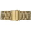masar 18-22 mm Big Mesh Ø 1,0 mm Universale - Cinturini per orologio in maglia Milanese da uomo, chiusura pieghevole - acciaio inossidabile