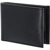 Oxmox Pelle portafoglio Leather RFID Protect Pocketbörse Frog 2.0 Embossed Black nero