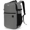 ECOHUB Zaino Ryanair 40x20x25, Zaino da Viaggio per Aereo per Laptop da 14 Pollici, Zaino Riciclato Resistente All'acqua Bagaglio a Mano per Scuola Lavoro e Trekking, 20L-Grigio