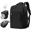 BJLFS Zaino Ryanair 40x30x20 Sottovuoto con Pompa Zaino da Viaggio Ryanair 40x20x25 Borse da Cabina per Wizzair Bagaglio a mano Easyjet 45x36x20 Sottovuoto Zaino Casual per Laptop 14 Pollici Nero