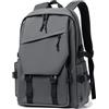 smallrun Zaini Scuola Teen Zaini Scuola Leggero Tipo Casual Zaino Computer Portatile Lavoro multiuso, grigio, M