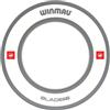 WINMAU PRO Line 1.0 - Anello per Bersaglio per Freccette, Colore: Grigio e Bianco, Protezione da Parete per Bersaglio e tabellone Resistente, Accessori Professionali per Freccette