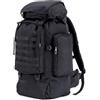 Retoo Zaino tattico da 28 l, militare con grande capacità - Assault Pack Bag, zaino per escursioni, trekking, caccia, campeggio, viaggi, attività all'aperto, zaino compatto di sopravvivenza, nero