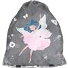 PASO Sacca sportiva per bambini, 36 x 32 cm, ballerina