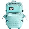 ELITRAINX Zaino V2 45L Tattico Militare Impermeabile Cross-Training Sport da viaggio all'aperto Palestra Oxford portatile 900D (Nero Bianco 2.0)