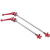 ANCLLO - Sgancio Rapido Bici, Sgancio Rapidi MTB/Bici Strada/Mountain Bike, Spiedino Ruota Anteriore e Posteriore in Lega in Titanio per Bicicletta Bici Strada Mountain Bike Road Bike(Colore:Rosso)