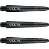 WINMAU Asta del dardo - Vecta Policarbonato Steli di Freccette - 1 Set per Confezione (3 Freccette Aste in Totale) - Accessori Professionali per Freccette - Nero e Nero Alberi intermedi