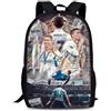 PyrrlicToy Football Zaino Bambino, Borsa delle Stelle del Calcio, Zaino Per Bambini, 3D Stampato Cartone Animato Zainetti, Adatta ai Tifosi di Calcio e ai Ragazzi (40 * 30 * 13cm)