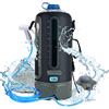AFISHTOUR Borsa da Doccia Portatile da Campeggio - 12 l con Pompa a Pedale e soffione Doccia - Doccia da Campeggio per Campeggio, Spiaggia, Viaggi, attività all'aperto