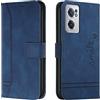 Bravoday Cover per Oneplus Nord CE 2 5G, Flip Custodia in Pelle PU Portafoglio Custodia per Oneplus Nord CE 2 5G, con Slot per Schede, Blu