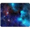 AOKSUNOVA Tappetino per mouse piccolo con motivo Mouse Pad 21 x 26 cm Galassia Spazio