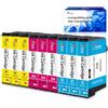 Fooylen 604XL Cartucce d'inchiostro compatibili per Epson 604 XL cartucce a colori per Expression Home XP-2200 XP-2205 XP-3200 XP-3205 XP-4200 XP-4205, Workforce WF-2910 WF-2930 WF-2950 WF-2935